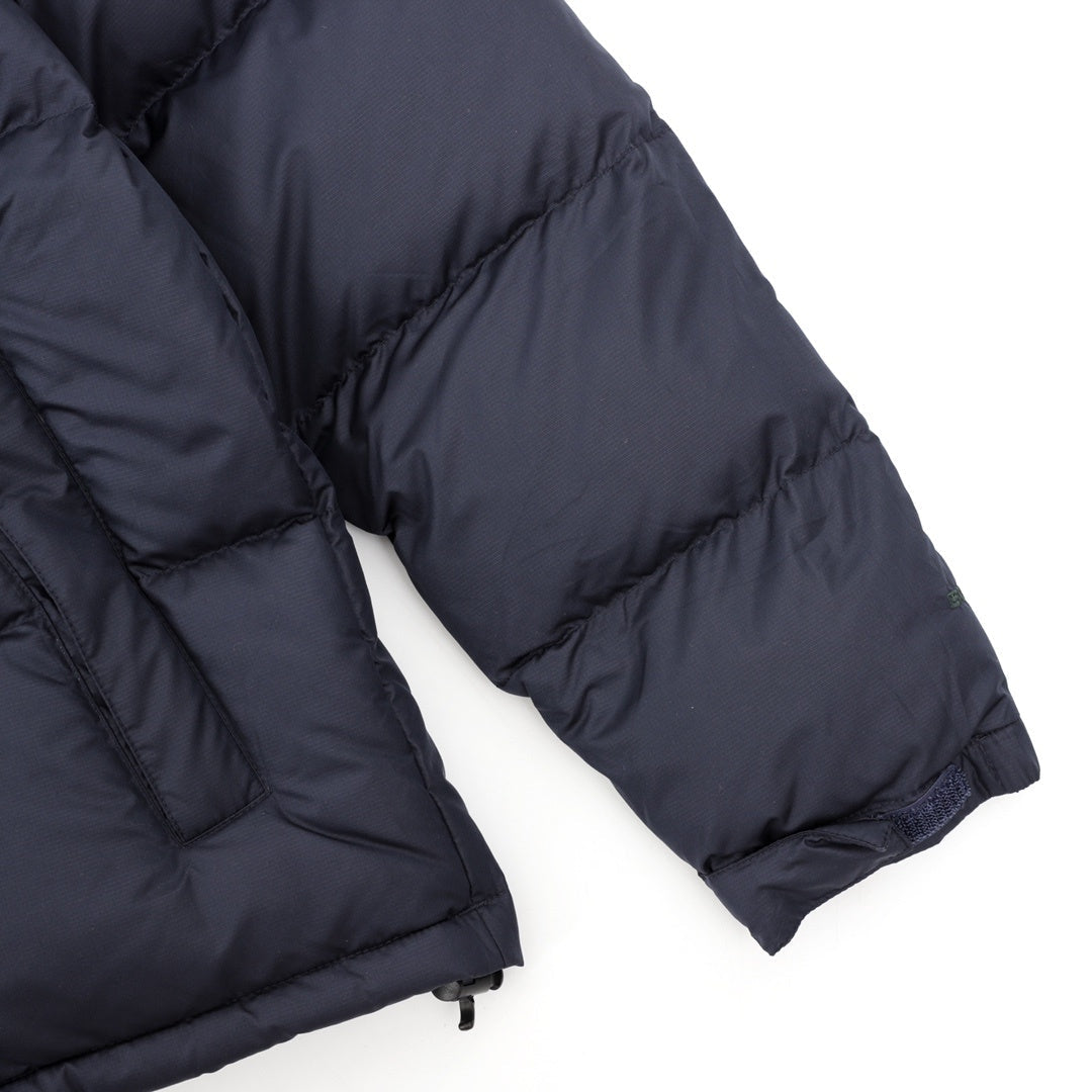 The North Face 1996 Retro Nuptse Series "Deep Green Navy" Men Stand Collar Puffer Down Jacket
