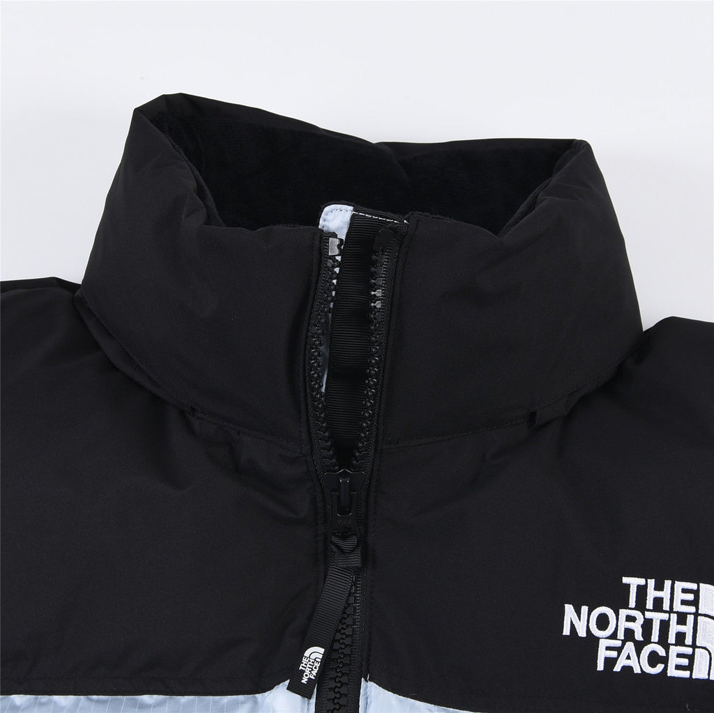The North Face 1996 Retro Nuptse 700 Fill Puffer Jacket "Light Blue Black Color Block"