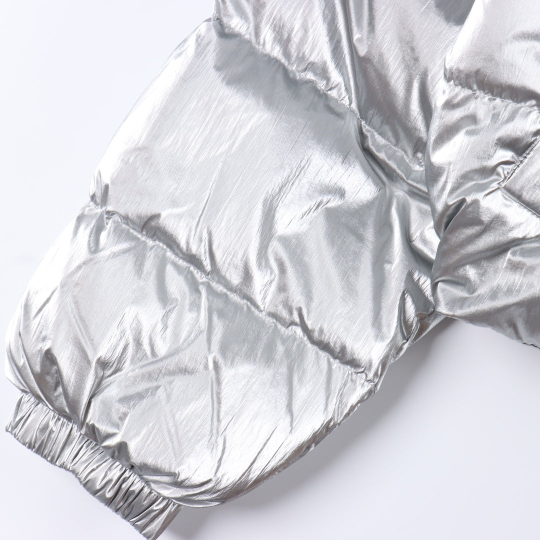 The North Face Retro Puffer Goose Down Jacket "Silver"