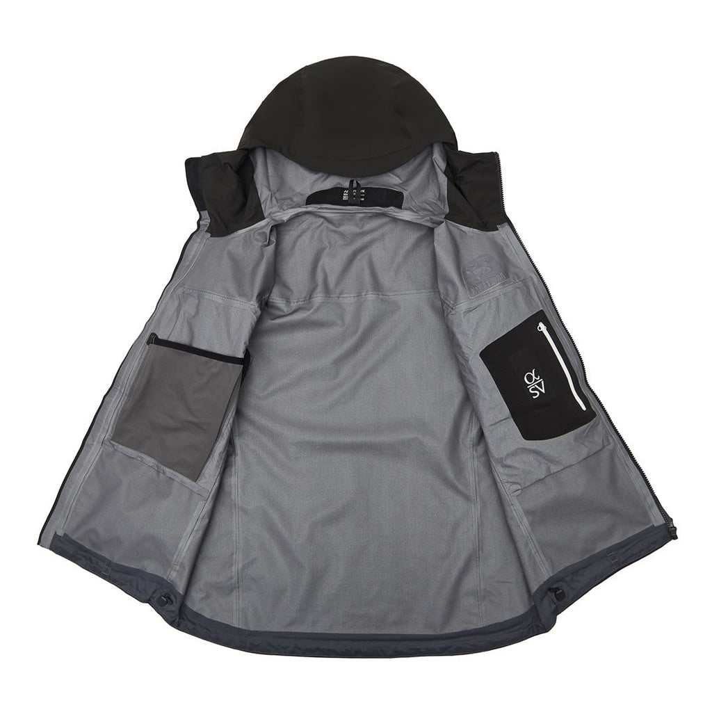Arc'teryx Alpha SV Series Men's Hooded Waterproof Ski Jacket in "Black"