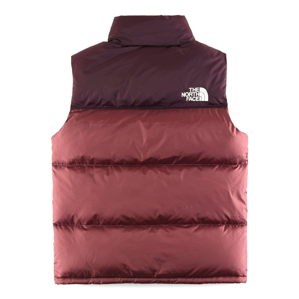 The North Face 1996 Retro Nuptse Puffer Vest "Burgundy Red" 700 Fill Sleeveless Down Gilet