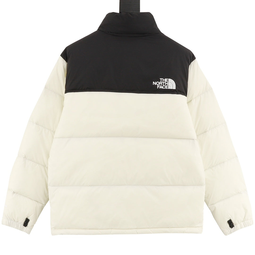 The North Face 1996 Retro Nuptse Series "Black White" Men Stand Collar Puffer Down Jacket