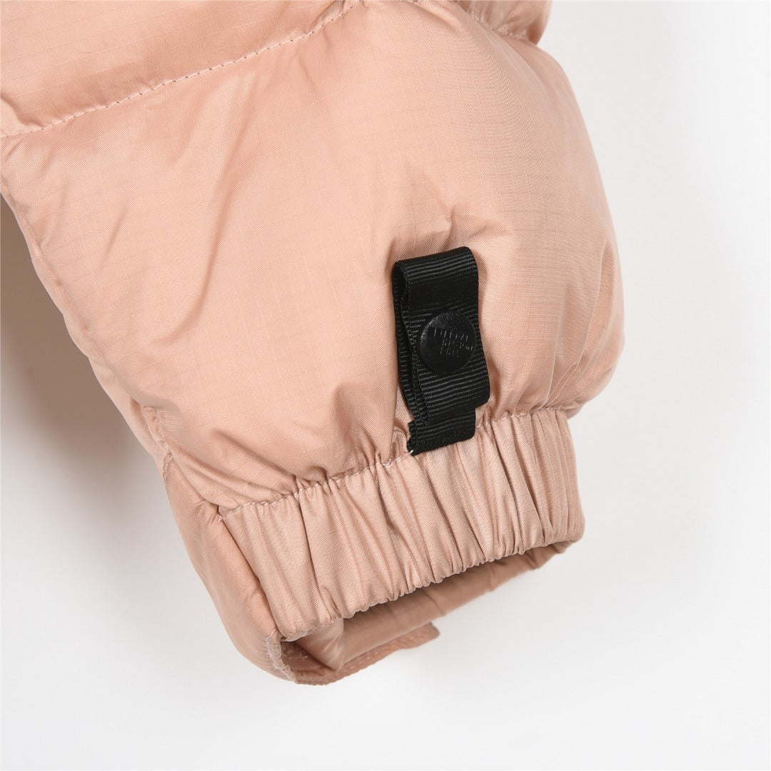 The North Face 1996 Retro Nuptse 700 Fill Puffer Jacket "Light Peach Color Block"