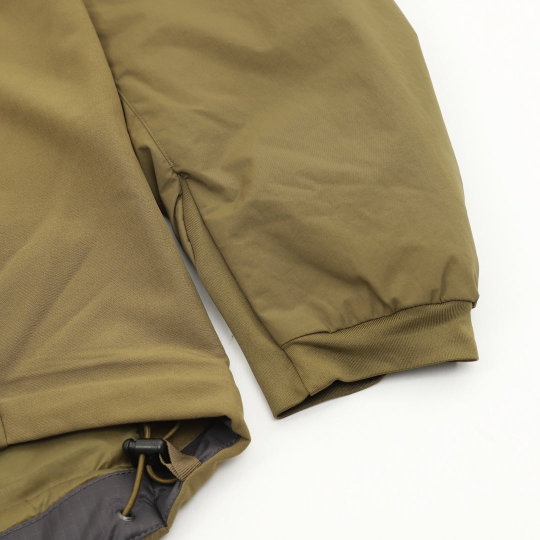 Arc'teryx Atom Series Men's Hooded Insulated Outdoor Jacket in "Olive Green"