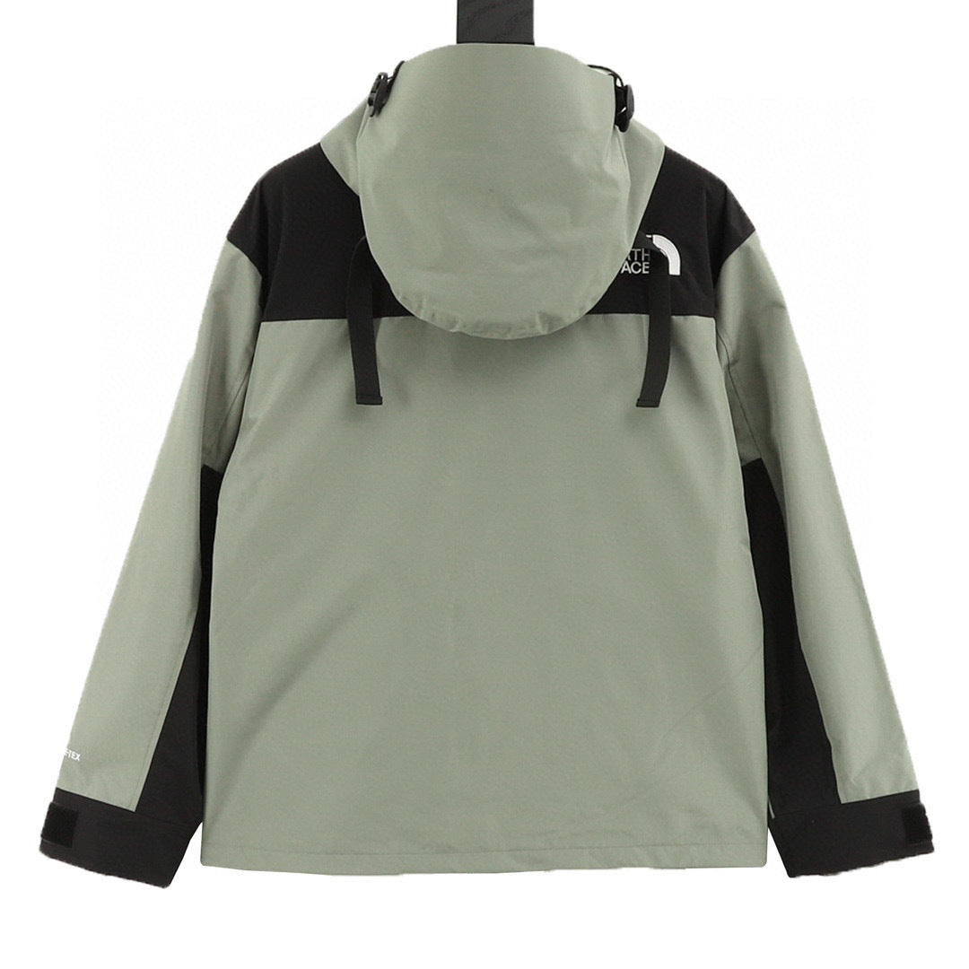 The North Face Mountain Series "Sage Green Black" Men Gore-Tex Waterproof Hooded Hard Shell Jacket