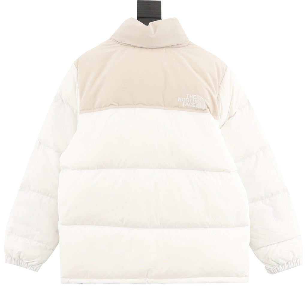 The North Face 1996 Retro Nuptse Series "Cream White" Men Stand Collar Puffer Down Jacket
