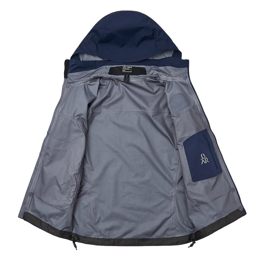Arc'teryx Beta AR Series Men's GORE-TEX Waterproof Hooded Jacket "Navy Blue"