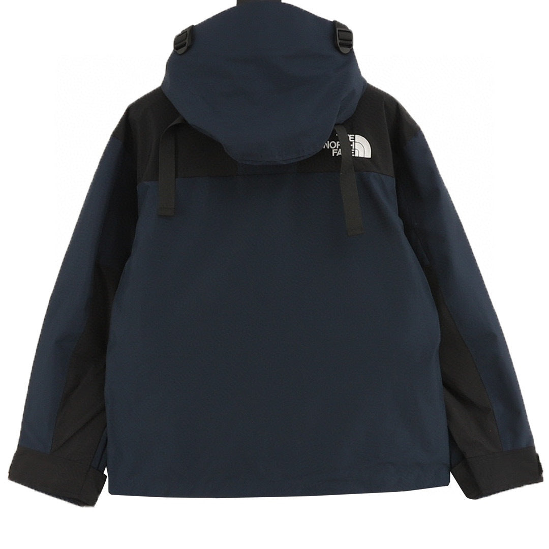 The North Face Mountain Series "Navy Blue Black" Men Gore-Tex Waterproof Hooded Hard Shell Jacket